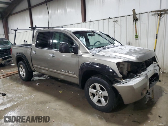 2007 Nissan Titan SE z VIN 1N6BA07B07N221489, wystawiony jako Copart lot #83408574 z przebiegiem 92 831 mil mil oraz Szkoda całkowita • Salvage title. Historia ofert i sprzedaży dostępna na DreamBid. Obrazek 4.