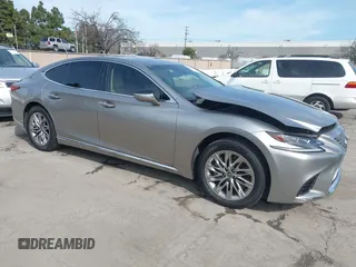 2018 Lexus LS with VIN JTHB51FF5J5005192, listed as a IAAI auction lot 41601540 with 44,042 mi miles. Bid and sale history available at carsss.com. Image 1.