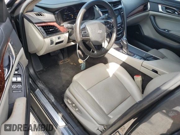 2015 Cadillac CTS Luxury RWD with VIN 1G6AR5SX0F0115632, listed as a Copart auction lot 45395555 with 140,119 mi miles and Salvage Title. Bid and sale history available at DreamBid. Image 8.