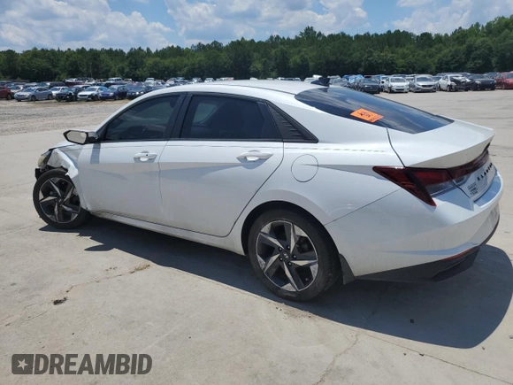2023 Hyundai Elantra SEL with VIN 5NPLS4AG2PH097750, listed as a Copart auction lot 58453344 with 40,208 mi miles and Salvage title. Bid and sale history available at DreamBid. Image 2.