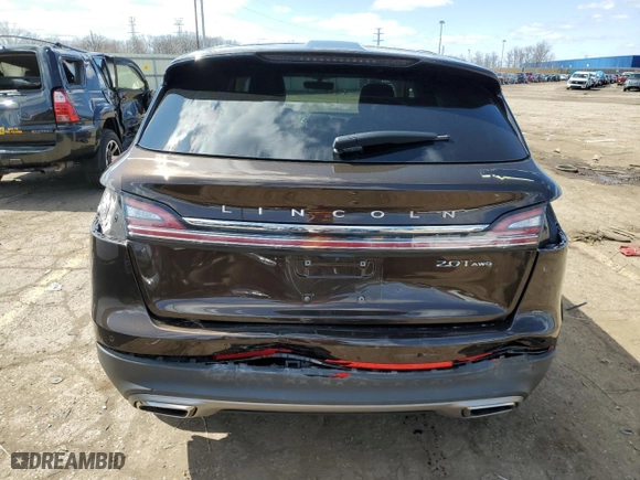 2020 Lincoln Nautilus Reserve with VIN 2LMPJ8K97LBL22319, listed as a Copart auction lot 50528965 with 24,208 mi miles and Salvage Title. Bid and sale history available at carsss.com. Image 6.