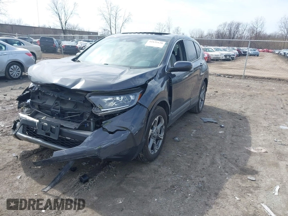 2019 Honda CR-V EX with VIN 2HKRW1H56KH507065, listed as a IAAI auction lot 41835128 with 75,093 mi miles. Bid and sale history available at carsss.com. Image 17.