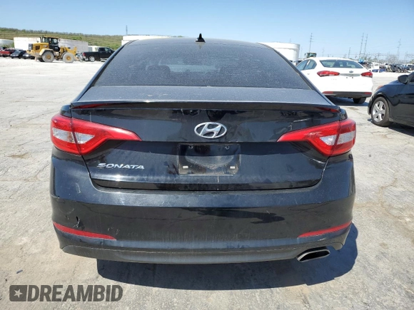 2017 Hyundai Sonata 2.4L with VIN 5NPE24AF0HH595084, listed as a Copart auction lot 52703015 with 178,367 mi miles and Salvage Title. Bid and sale history available at carsss.com. Image 6.