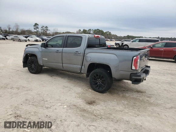 2022 GMC Canyon 2WD Elevation with VIN 1GTG5CEN0N1284916, listed as a Copart auction lot 46655135 with 21,611 mi miles and Salvage Title. Bid and sale history available at carsss.com. Image 2.