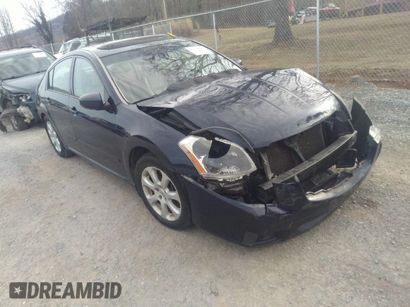 2007 Nissan Maxima 3.5 SE with VIN 1N4BA41E47C861042, listed as a IAAI auction lot 41750035 with 115,568 mi miles. Bid and sale history available at carsss.com. Image 1.