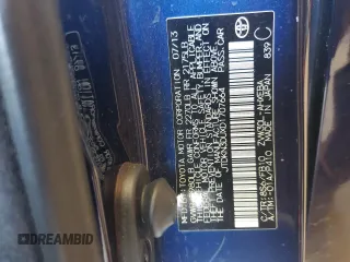 2013 Toyota Prius One with VIN JTDKN3DUXD1707664, listed as a Copart auction lot 56207165 with Not provided miles and Salvage title. Bid and sale history available at DreamBid. Image 12.