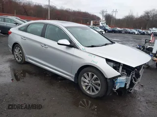 2017 Hyundai Sonata Sport with VIN 5NPE34AF4HH485507, listed as a IAAI auction lot 41853885 with 53,875 mi miles. Bid and sale history available at carsss.com. Image 1.