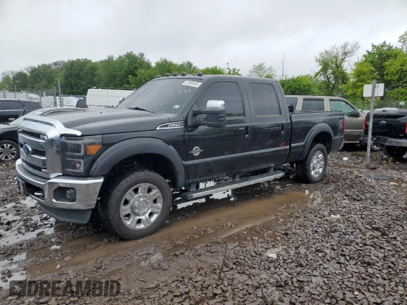 2016 Ford F-250 Lariat with VIN 1FT7W2BT7GEB12257, listed as a Copart auction lot 57263455 with 215,150 mi miles and Salvage title. Bid and sale history available at DreamBid. Image 2.