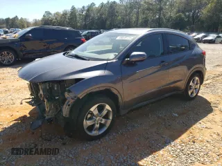 2016 Honda HR-V EX-L w/Navi with VIN 3CZRU5H7XGM750825, listed as a Copart auction lot 49828725 with 86,378 mi miles and Salvage Title. Bid and sale history available at carsss.com. Image 1.