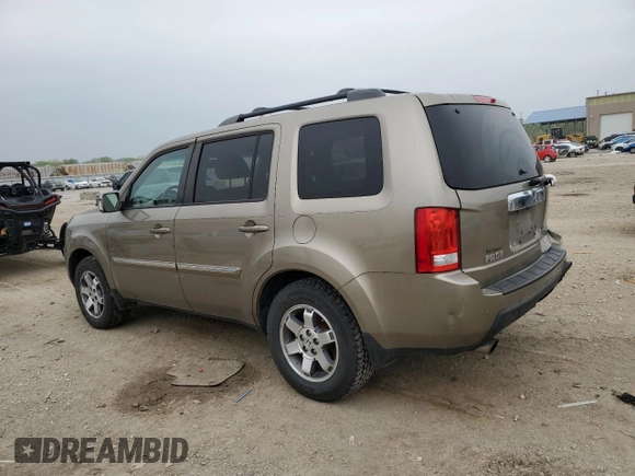 2011 Honda Pilot Touring with VIN 5FNYF4H99BB097019, listed as a Copart auction lot 53865365 with 260,357 mi miles and Salvage Title. Bid and sale history available at DreamBid. Image 2.