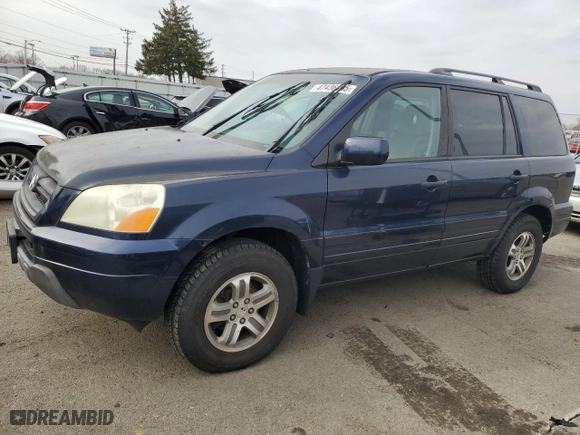 2004 Honda Pilot EX with VIN 2HKYF18694H553741, listed as a Copart auction lot 47436895 with 168,700 mi miles and Clean Title. Bid and sale history available at carsss.com. Image 1.