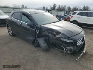 2018 Mercedes-Benz GLA with VIN WDCTG4GB4JJ438596, listed as a Copart auction lot 46105885 with 0 mi miles and Salvage Title. Bid and sale history available at carsss.com. Image 4.