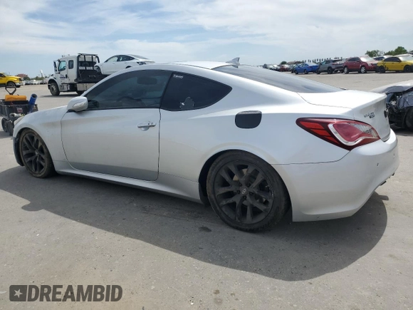 2013 Hyundai Genesis Coupe Grand Touring with VIN KMHHU6KJ6DU104759, listed as a Copart auction lot 54360995 with Not provided miles and Salvage title. Bid and sale history available at DreamBid. Image 2.