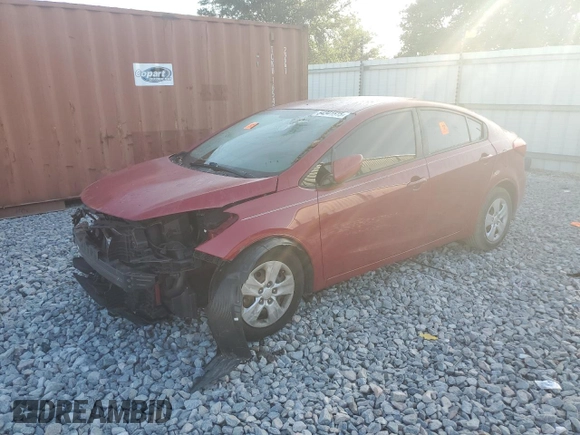 2016 Kia Forte LX with VIN KNAFK4A69G5551181, listed as a Copart auction lot 54341515 with 17,275 mi miles and Clean Title. Bid and sale history available at carsss.com. Image 1.