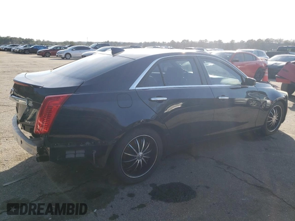 2015 Cadillac CTS RWD with VIN 1G6AP5SX4F0129071, listed as a Copart auction lot 87152944 with 126,724 mi miles and Salvage title. Bid and sale history available at DreamBid. Image 3.