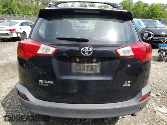 2013 Toyota RAV4 LE with VIN 2T3BFREV5DW110382, listed as a Copart auction lot 55872685 with 168,260 mi miles and Salvage title. Bid and sale history available at DreamBid. Image 6.
