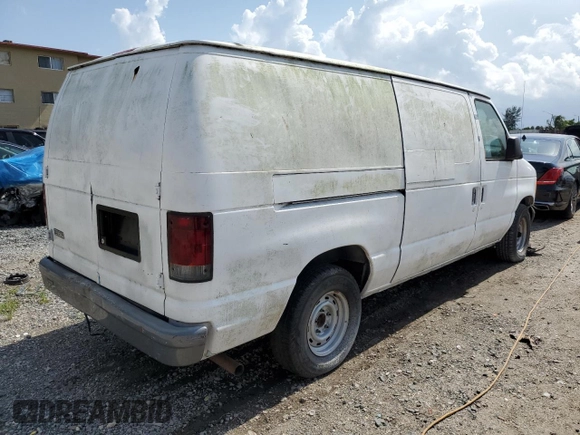 2003 Ford Econoline Cargo with VIN 1FTRE14213HB55527, listed as a Copart auction lot 86526164 with 187,256 mi miles and Non Repairable. Bid and sale history available at carsss.com. Image 3.