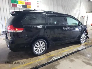 2012 Toyota Sienna XLE with VIN 5TDDK3DC9CS047319, listed as a Copart auction lot 53173405 with 198,654 mi miles and Salvage Title. Bid and sale history available at carsss.com. Image 3.