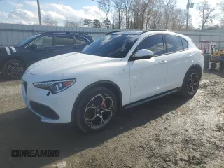 2022 Alfa Romeo Stelvio Ti with VIN ZASPAKBN8N7D29373, listed as a Copart auction lot 85424324 with 50,926 mi miles and Salvage Title. Bid and sale history available at carsss.com. Image 1.