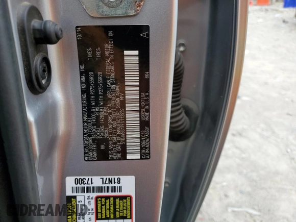 2015 Toyota Sequoia Limited with VIN 5TDJW5G17FS112959, listed as a Copart auction lot 79347704 with 117,920 mi miles and Salvage Title. Bid and sale history available at carsss.com. Image 13.