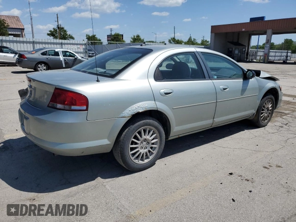 2006 Chrysler Sebring with VIN 1C3EL46X46N284497, listed as a Copart auction lot 57461725 with Not provided miles and Salvage title. Bid and sale history available at DreamBid. Image 3.