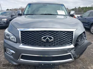 2017 Infiniti QX80 with VIN JN8AZ2NE1H9151466, listed as a IAAI auction lot 41813407 with 82,428 mi miles. Bid and sale history available at carsss.com. Image 12.