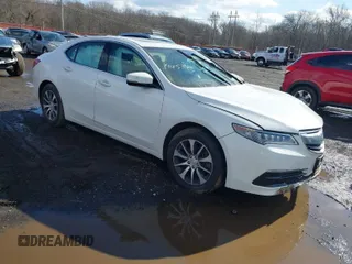 2017 Acura TLX w/Technology Pkg with VIN 19UUB1F5XHA001197, listed as a IAAI auction lot 41530789 with 65,747 mi miles. Bid and sale history available at carsss.com. Image 1.