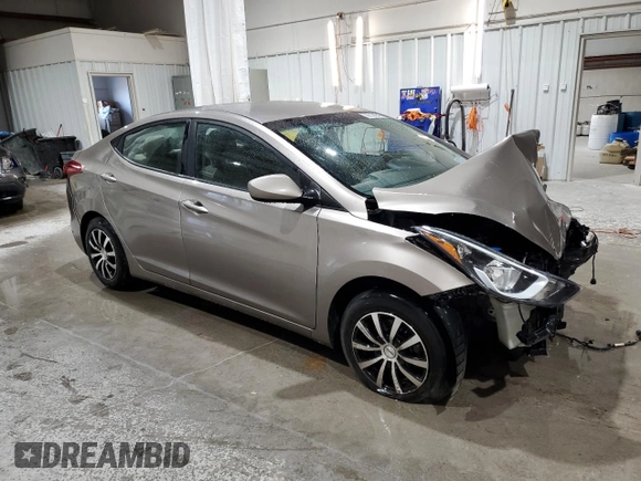 2016 Hyundai Elantra SE with VIN 5NPDH4AE9GH694955, listed as a Copart auction lot 60156945 with 80,503 mi miles and Salvage title. Bid and sale history available at DreamBid. Image 4.