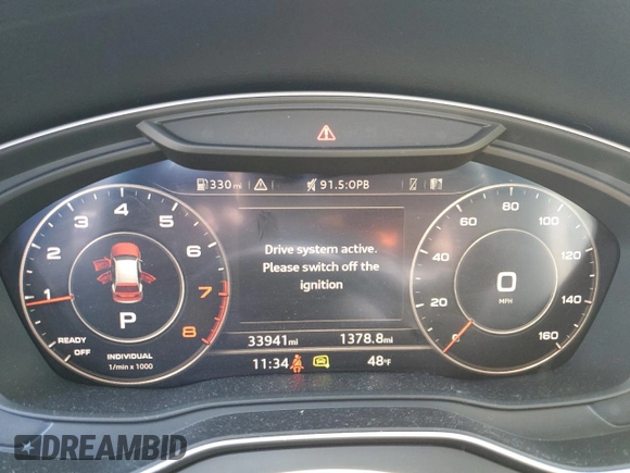 2018 Audi Q5 Premium Plus with VIN WA1BNAFY1J2231163, listed as a Copart auction lot 87903195 with 33,941 mi miles and Salvage Title. Bid and sale history available at carsss.com. Image 9.