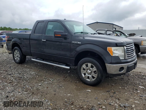 2011 Ford F-150 XL with VIN 1FTFX1EF5BFA01265, listed as a Copart auction lot 54848895 with 166,524 mi miles and Salvage title. Bid and sale history available at DreamBid. Image 4.