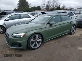 2020 Audi A5 Sportback Premium Plus with VIN WAUCNCF54LA001666, listed as a Copart auction lot 40317454 with 48,110 mi miles. Bid and sale history available at carsss.com. Image 1.