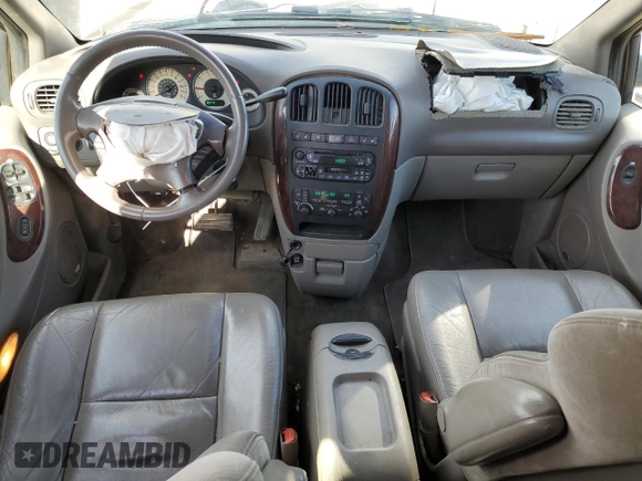 2001 Chrysler Town & Country Limited with VIN 2C8GP64L01R315064, listed as a Copart auction lot 50828055 with 202,113 mi miles and Salvage Title. Bid and sale history available at DreamBid. Image 8.