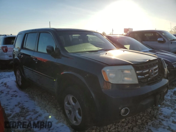 2012 Honda Pilot EX-L with VIN 5FNYF3H58CB039718, listed as a Copart auction lot 55084644 with 386,295 mi miles and Salvage Title. Bid and sale history available at carsss.com. Image 4.