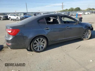 2016 Kia Cadenza Premium with VIN KNALN4D70G5218303, listed as a Copart auction lot 75351044 with 0 mi miles and Salvage Title. Bid and sale history available at carsss.com. Image 3.