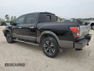 2023 Nissan Titan Platinum Reserve с VIN 1N6AA1ED5PN117960, выставлен на аукционе Copart как лот 50949235 с пробегом 19 754 миль миль и Списание • Salvage title. История ставок и продаж доступна на DreamBid. Изображение 2.