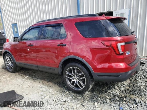 2018 Ford Explorer Sport with VIN 1FM5K8GT2JGB04928, listed as a Copart auction lot 49405445 with 75,708 mi miles and Clean Title. Bid and sale history available at DreamBid. Image 2.
