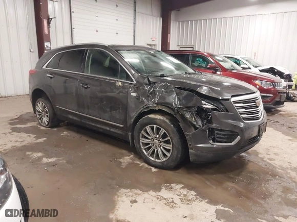 2017 Cadillac XT5 Luxury AWD with VIN 1GYKNDRS8HZ117168, listed as a IAAI auction lot 41394148 with 108,407 mi miles. Bid and sale history available at carsss.com. Image 1.