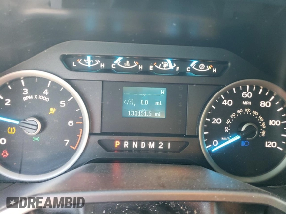 2015 Ford F-150 XLT with VIN 1FTEW1EP3FKD72851, listed as a Copart auction lot 89097885 with 133,151 mi miles and Salvage title. Bid and sale history available at DreamBid. Image 9.