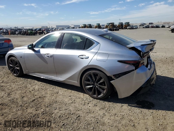 2024 Lexus IS 300 with VIN JTHBA1D25R5131172, listed as a Copart auction lot 43476375 with 22,835 mi miles and Salvage title. Bid and sale history available at DreamBid. Image 2.