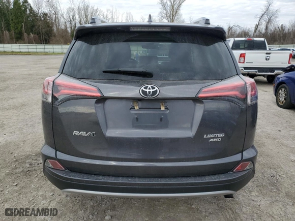 2018 Toyota RAV4 Limited with VIN JTMDFREV0JJ187499, listed as a Copart auction lot 53504035 with 71,250 mi miles and Salvage Title. Bid and sale history available at carsss.com. Image 6.