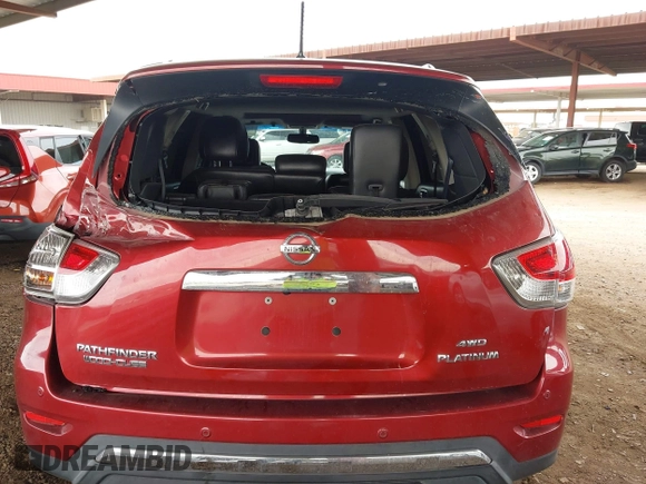 2014 Nissan Pathfinder SL with VIN 5N1AR2MM7EC644602, listed as a IAAI auction lot 42029397 with 124,145 mi miles. Bid and sale history available at carsss.com. Image 6.