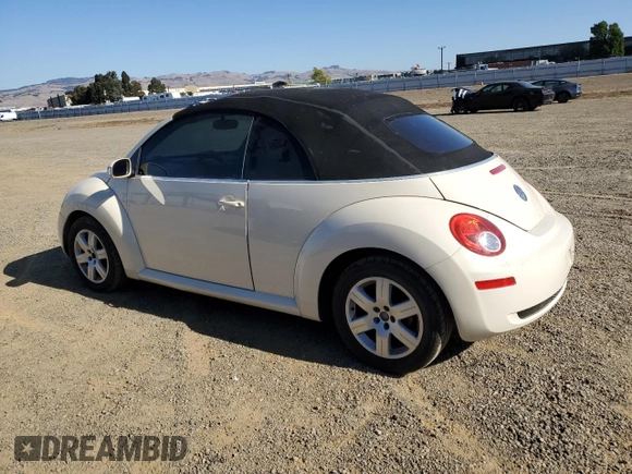2007 Volkswagen Beetle with VIN 3VWRG31Y47M422091, listed as a Copart auction lot 80124674 with 109,999 mi miles and Salvage title. Bid and sale history available at DreamBid. Image 2.