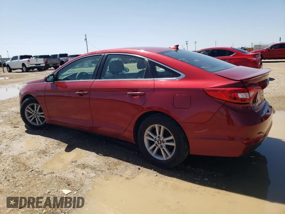 2015 Hyundai Sonata SE with VIN 5NPE24AF5FH257029, listed as a Copart auction lot 51072275 with 124,714 mi miles and Salvage Title. Bid and sale history available at DreamBid. Image 2.