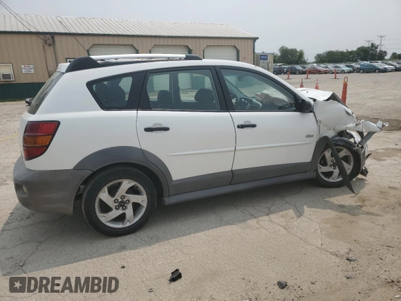2004 Pontiac Vibe z VIN 5Y2SL62884Z426283, wystawiony jako Copart lot #59284595 z przebiegiem Nie podano mil oraz Szkoda całkowita • Salvage title. Historia ofert i sprzedaży dostępna na DreamBid. Obrazek 3.