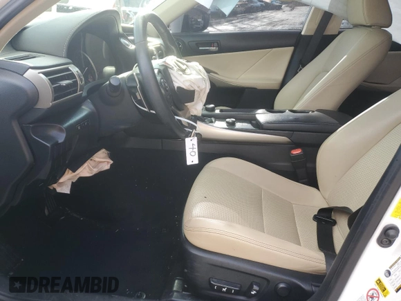 2016 Lexus IS 300/350 with VIN JTHCM1D25G5006245, listed as a Copart auction lot 85319374 with 93,258 mi miles and Salvage title. Bid and sale history available at DreamBid. Image 7.