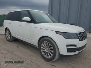 2018 Land Rover Range Rover with VIN SALGS2REXJA500285, listed as a Copart auction lot 46213465 with 44,603 mi miles and Salvage title. Bid and sale history available at DreamBid. Image 4.