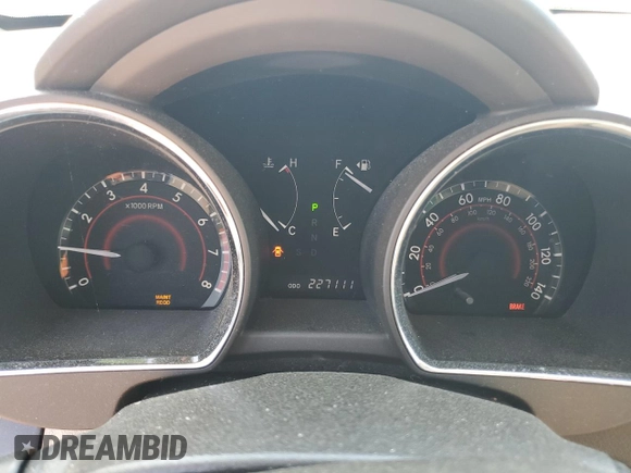 2010 Toyota Highlander with VIN 5TDZK3EH4AS016721, listed as a Copart auction lot 53937135 with 227,111 mi miles and Salvage title. Bid and sale history available at DreamBid. Image 9.