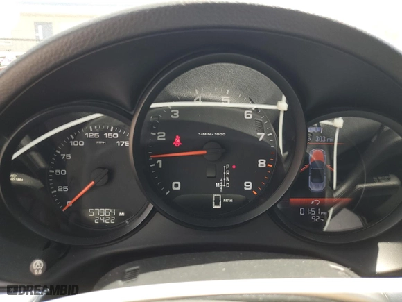 2014 Porsche Boxster with VIN WP0CA2A87ES121162, listed as a Copart auction lot 58493594 with 57,964 mi miles and Clean Title. Bid and sale history available at carsss.com. Image 9.