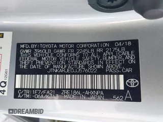 2018 Toyota Corolla iM with VIN JTNKARJE0JJ576022, listed as a IAAI auction lot 42114808 with 146,894 mi miles. Bid and sale history available at carsss.com. Image 9.