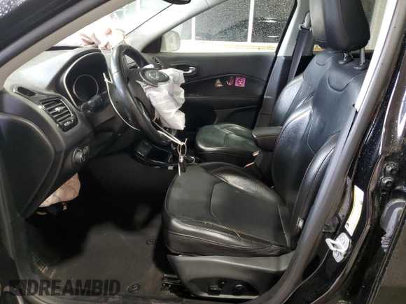2020 Jeep Compass Limited with VIN 3C4NJCCB3LT152704, listed as a Copart auction lot 51909595 with 152,588 mi miles and Salvage title. Bid and sale history available at DreamBid. Image 7.